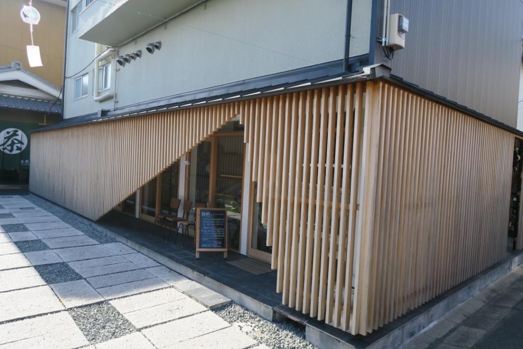 La faade en bois de la NARAmachi Brewery – Brasserie Mugiya - (c) Emmanuel Gillard - Projet Amertume