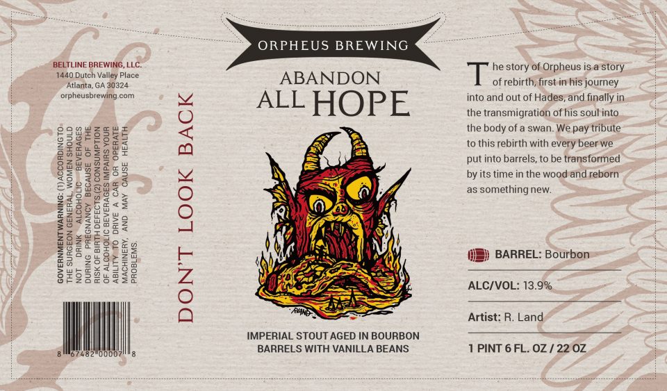 Orpheus Brewing - Abandon All Hope